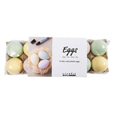 Plastic eggs pastel, 12st.