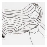 Sheets krymper film med motiv havfrue, 4ST.