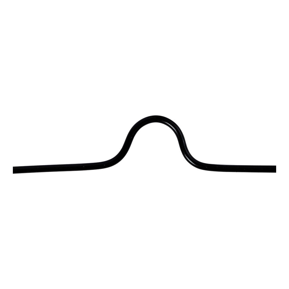 Fio de alumínio macio preto de 2 mm, 10 metros