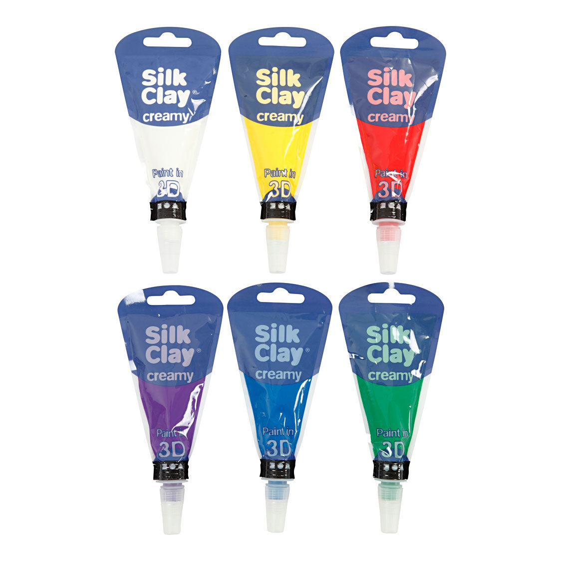 Silk Clay kremno standardne barve, 6x35ml