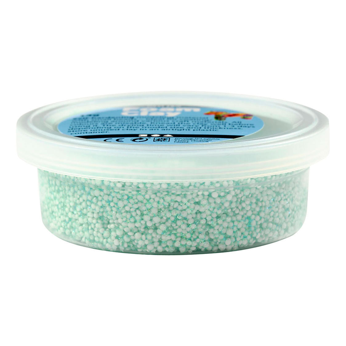 Foam Clay Pastel Colors Glitter, 6x14gr.