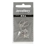 Creativ Company earrings silver plated, 10 pc.