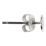 Creativ Company silver plated ear studs, 10 pc.
