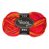 Creativ Company sock yarn red-orange, 200 cm