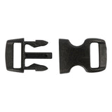 Creativ Company Haga clic en Cierre negro, 4st.