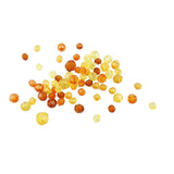 Creativ Company Facet Beads Míchají žluté, 45 gramů