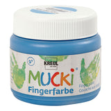 Prstová farba Creativ company mucki, modrá, 150 ml 1 krabička