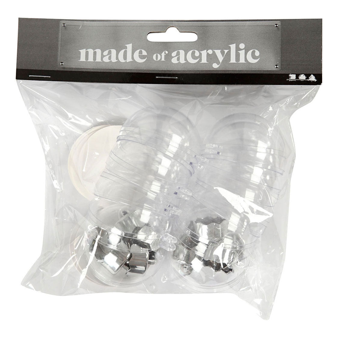Creativ Company transparent deco balls 5cm, 10pcs.