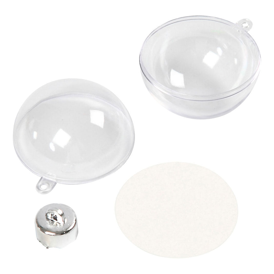 Creativ Company Deco balls Transparent 5cm, 10st.