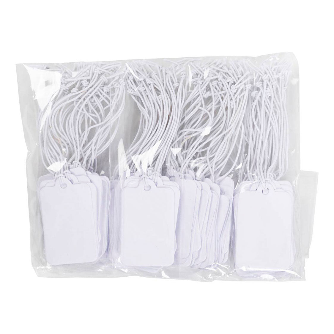 Ustvarjalno podjetje nalepka White 25x40mm, 100.