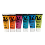 Creativ company children's acrylic paint glitter color, 6x20ml