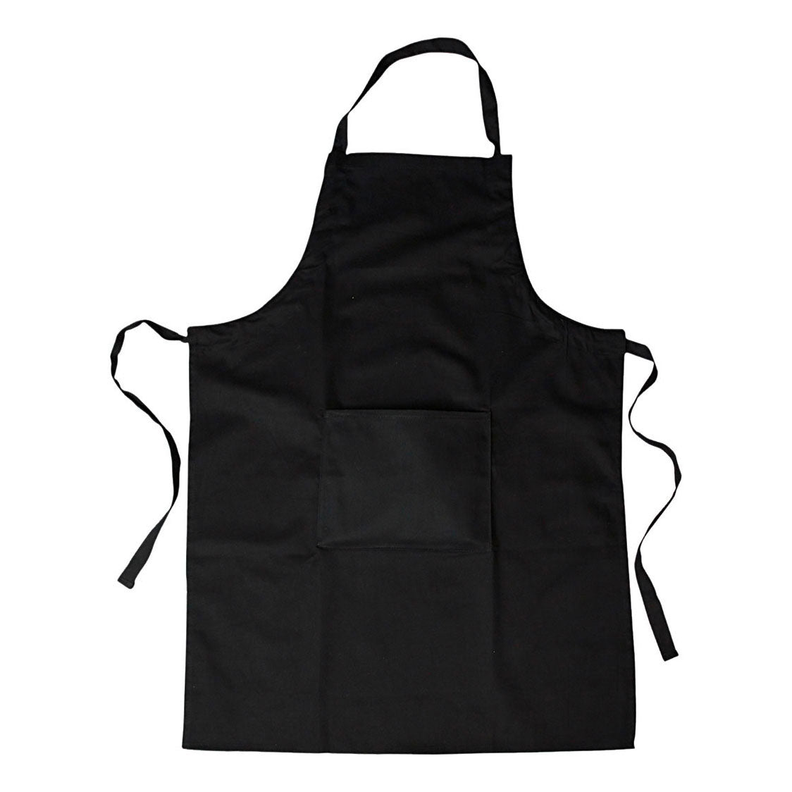 Creativ Company Cotton apron black with box, 89x66cm