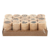 Creativ Company Deco Art Stamps Flowers and Leaves, 15DLG.