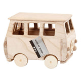 Creativ Company wooden mini bus, 17x10x13cm