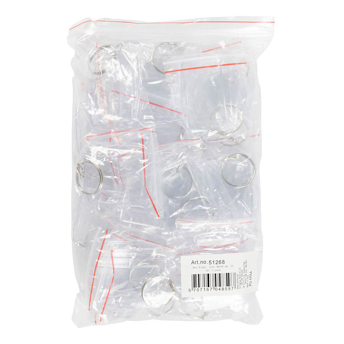 Creativ Company photo key ring, 25st.