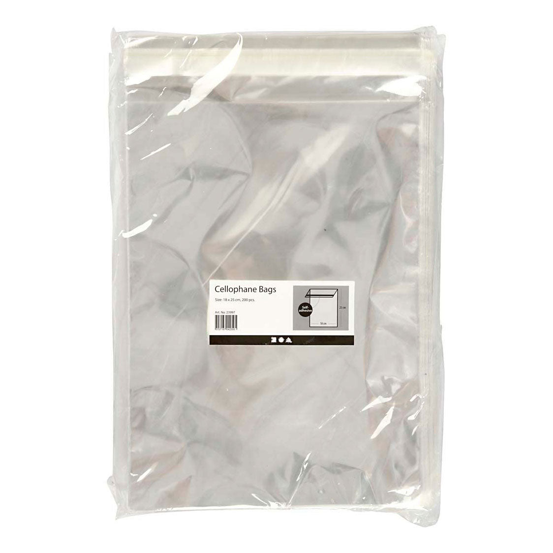 Creativ Company Cellophan Bags 25,3x18cm, 200st.