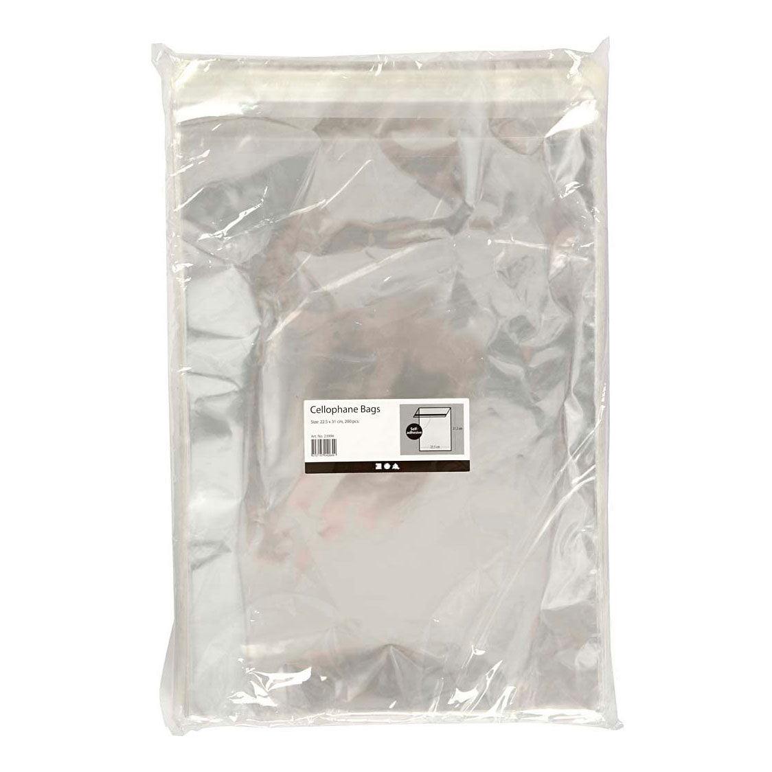 Creative Company Cellophan Bags 31.2x22.5cm, 200st.
