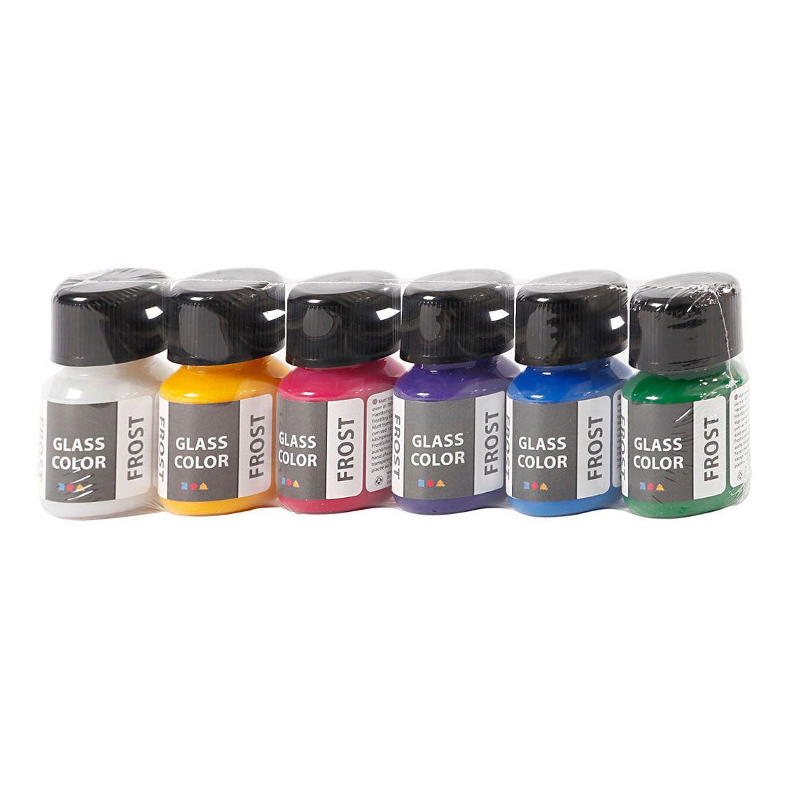 Creativ Company Steklena barva zmrzali stekleno barvo, 6x30ml