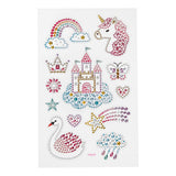 Creativ Company diamond stickers unicorn, 1 sheet