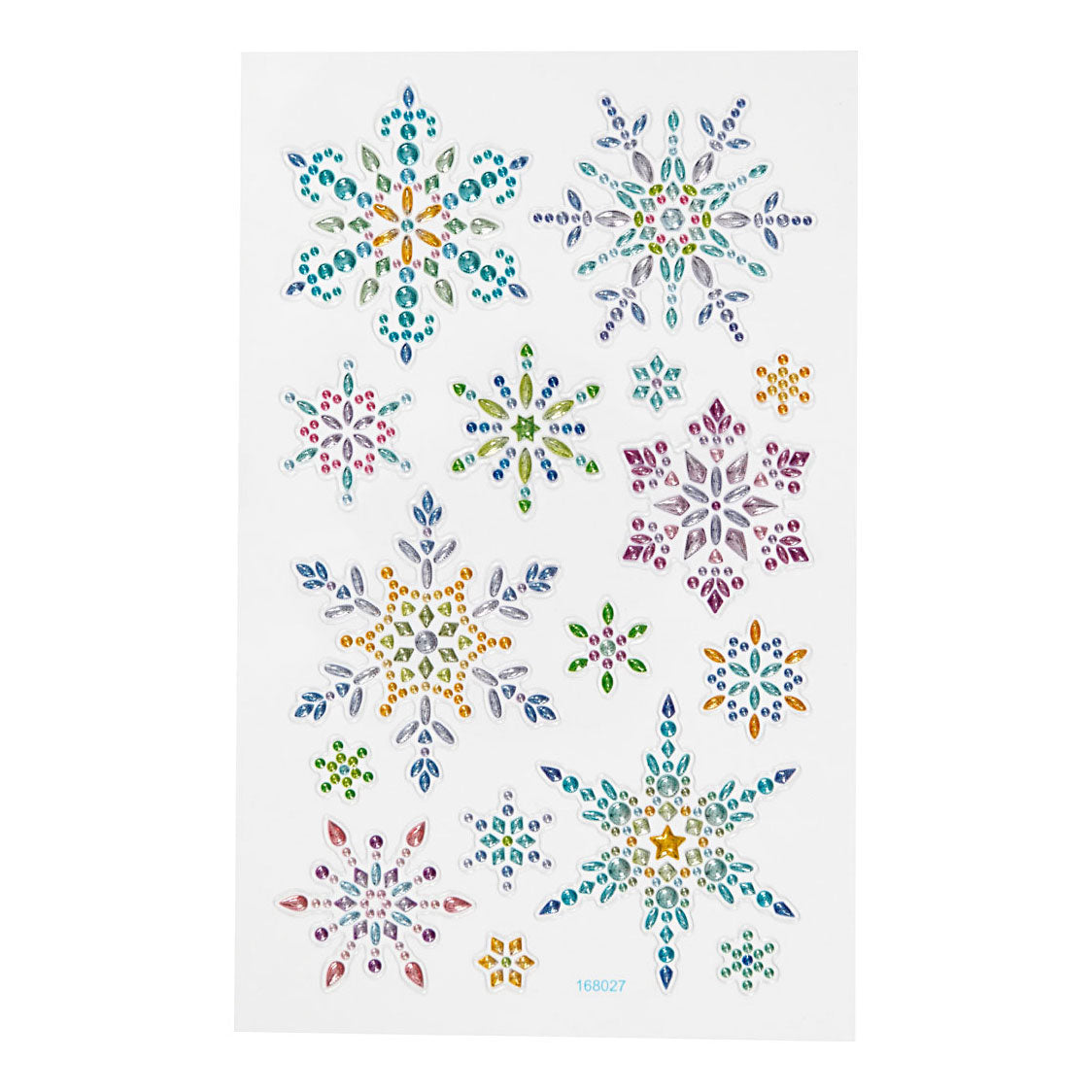 Crival Company Diamant Stickers Ice Crystals, 1 feuille