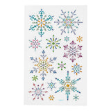 Crival Company Diamant Stickers Ice Crystals, 1 feuille