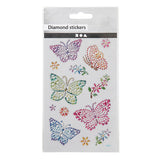 Creativ Company Diamant Stickers Butterfly, 1 list