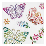 Creativ Company Diamant Stickers Butterfly, 1 list