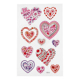 Creativ Company diamond stickers hearts, 1 sheet