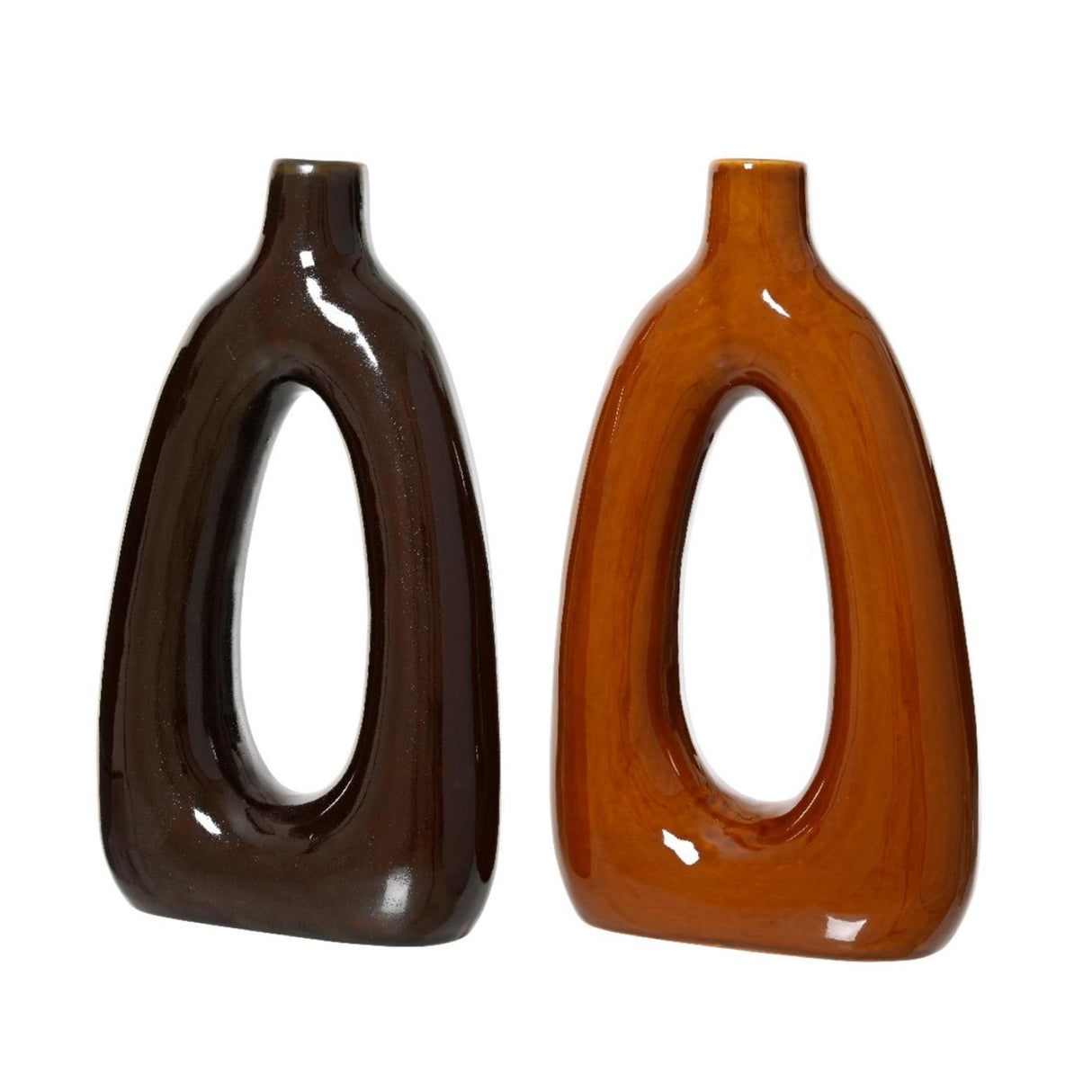 Decoris vaas porselein 7x18,5x31,7cm