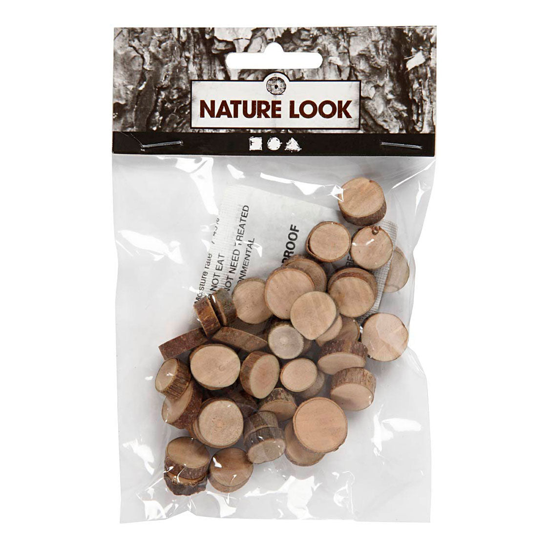 Creativ Company Wooden Disk 10-50 mm, 25 gramů
