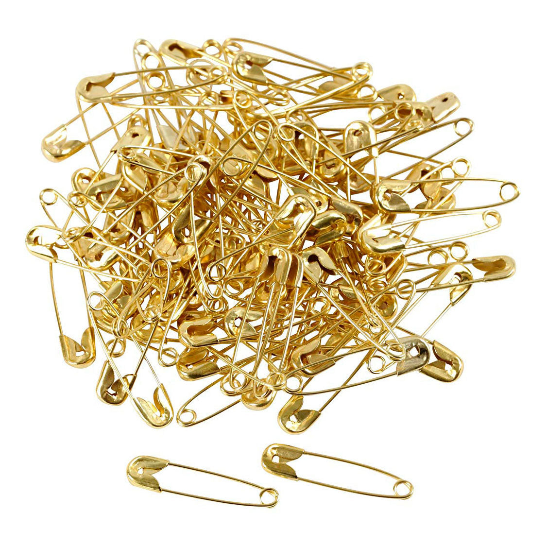 Creativ Company safety pins gold, 100pcs.