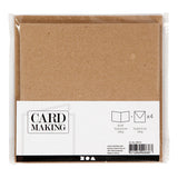 Creativ Company cards and envelopes natural, 4st.
