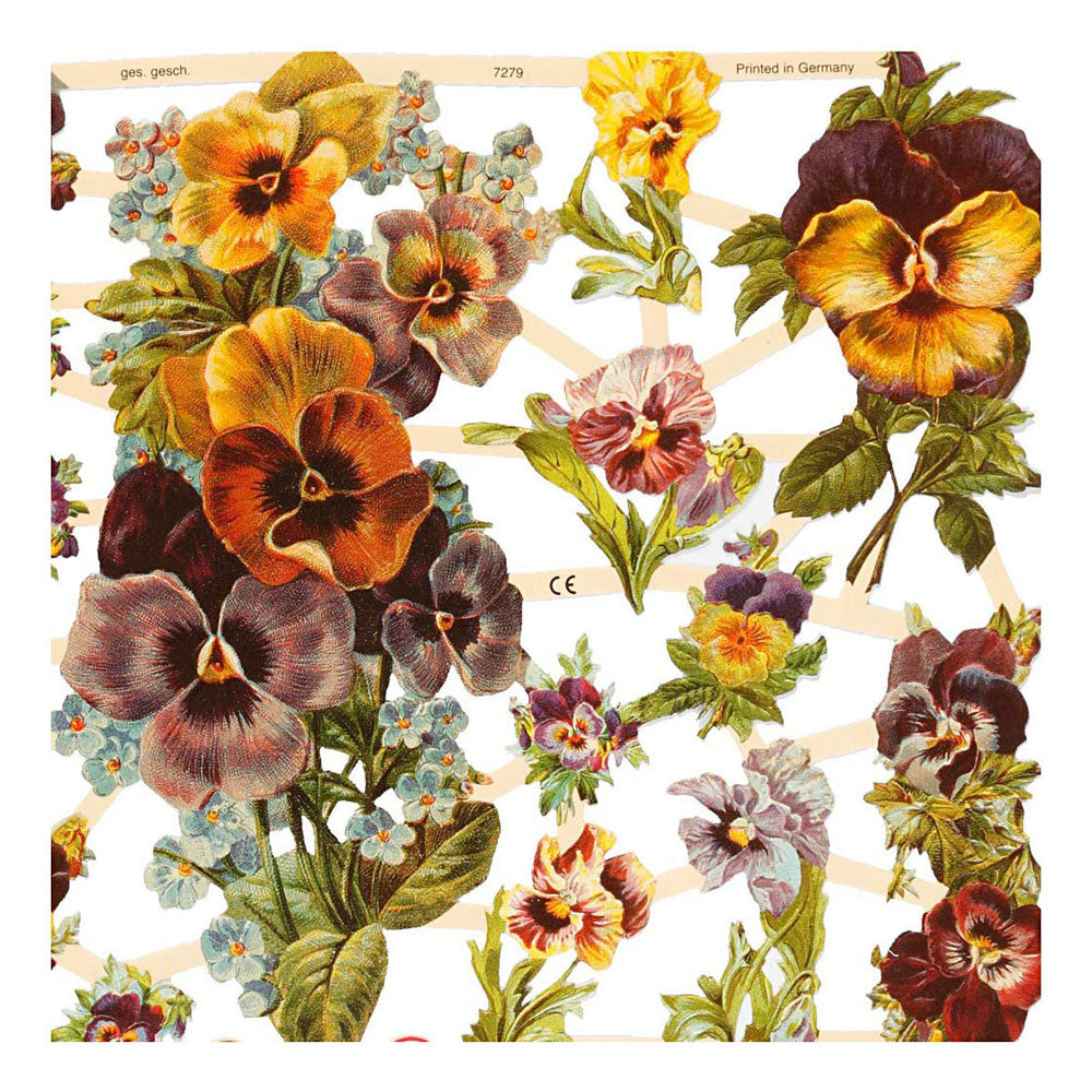 Creativ Company Vintage Pictures Violet, 2 sheets