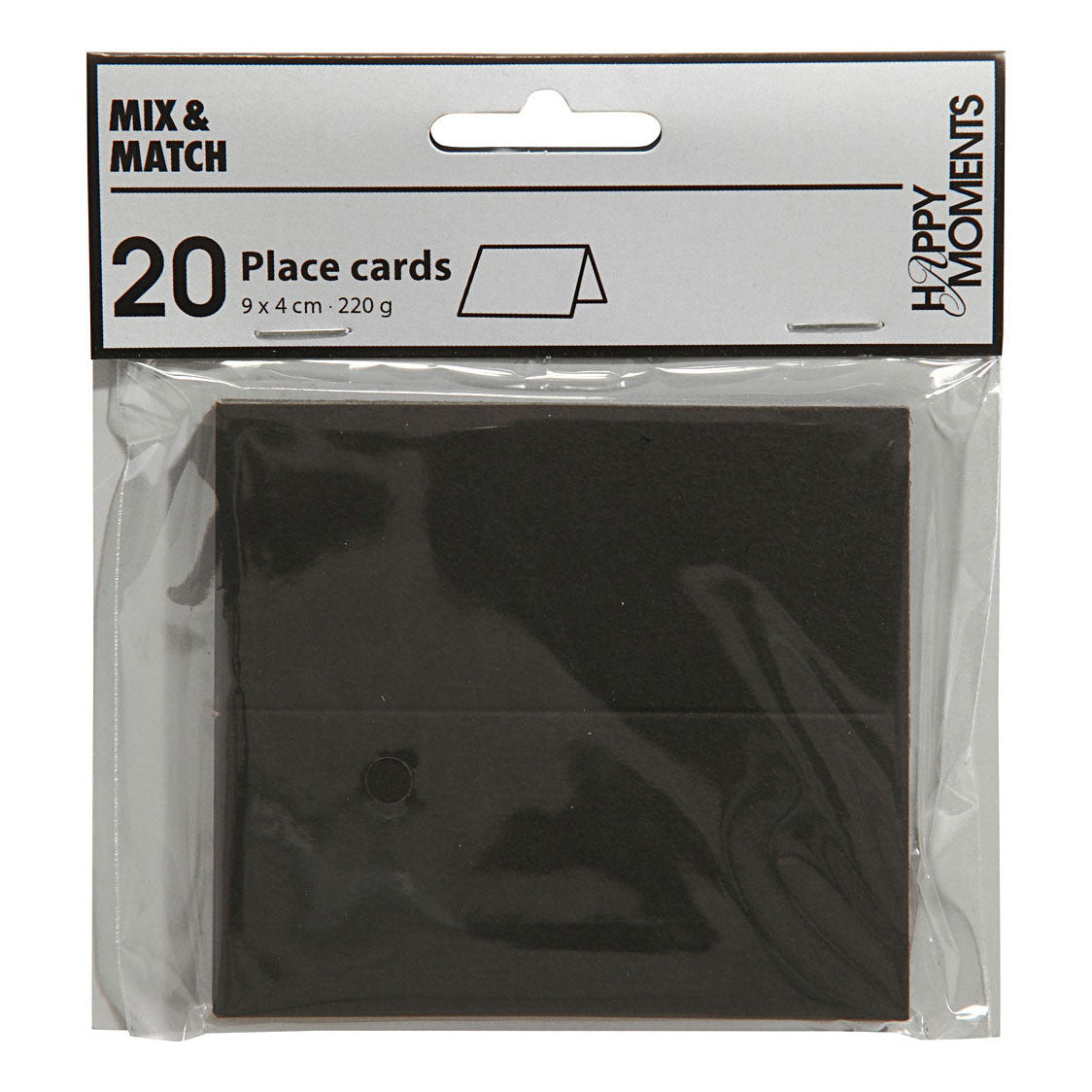 Tarjetas de nombre de la empresa Creativ Black, 20st.