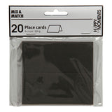 Tarjetas de nombre de la empresa Creativ Black, 20st.