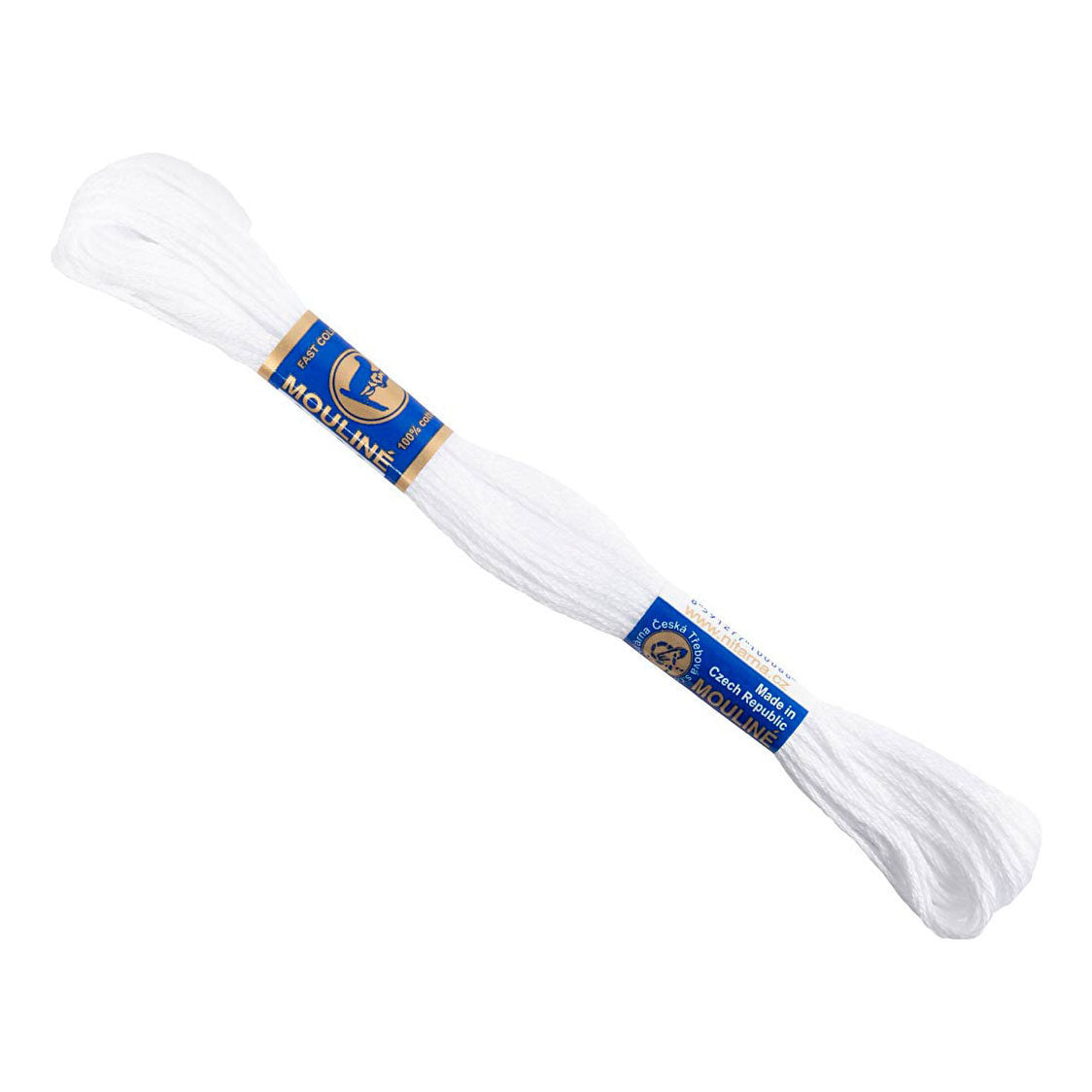 Creativ Company Embroidery Garen White, 8m