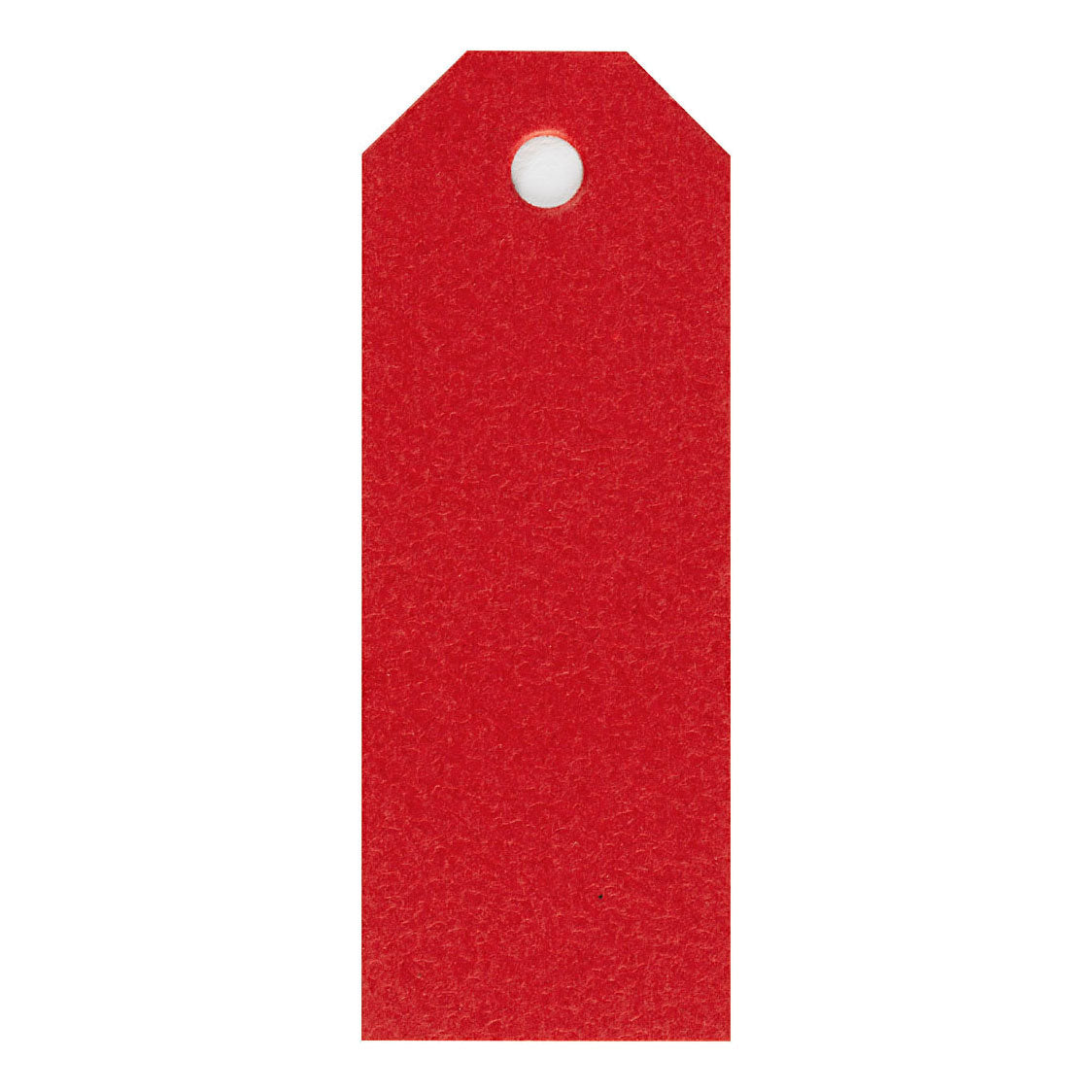 Creativ company manila labels, size 3x8 cm, 220 g, red, 20 pieces in a box