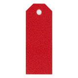 Creativ company manila labels, size 3x8 cm, 220 g, red, 20 pieces in a box