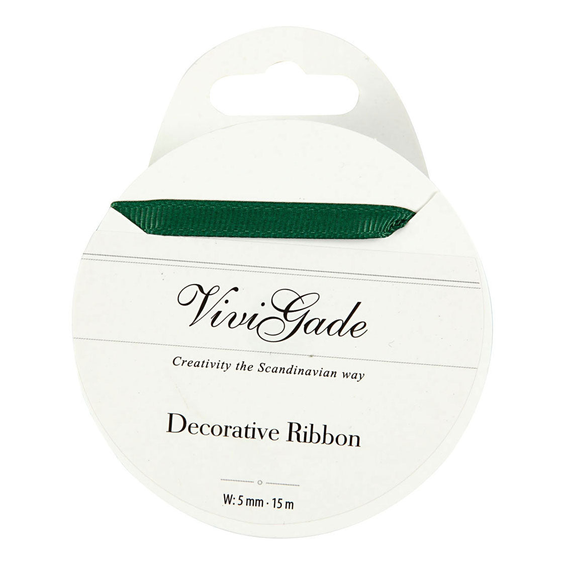 Creativ Company decorative ribbon green, 15m