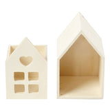 Creativ Company wooden house with drawer, 10.8 cm