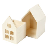 Creativ Company wooden house with drawer, 10.8 cm