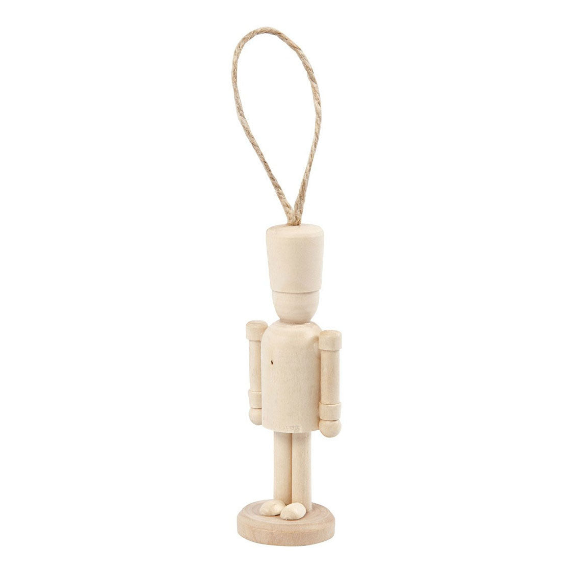 Creativ company wooden figure with hanging cord