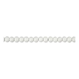 Creativ Company Wooden Beads, D 5 mm, velikost díry 1,5 mm, cca. 150 kusů, bílá, 6 g 1 krabice