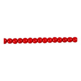 Companhia Creativ Wooden Beads Red, 150st.