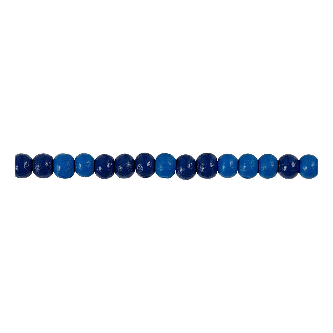 Companhia Creativ Wooden Beads Blue, 150st.