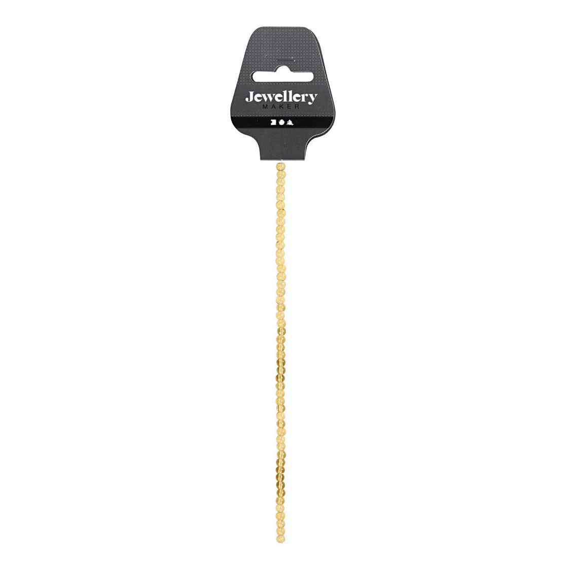Creativ Company Glass Beads Yellow, 45..