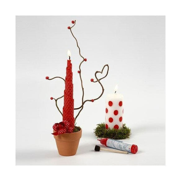 Creative company wick, suitable for dipped candles (dia. 15-22 mm) and cast candles (dia. 40-60 mm), 100 gr, 3 m 1 box