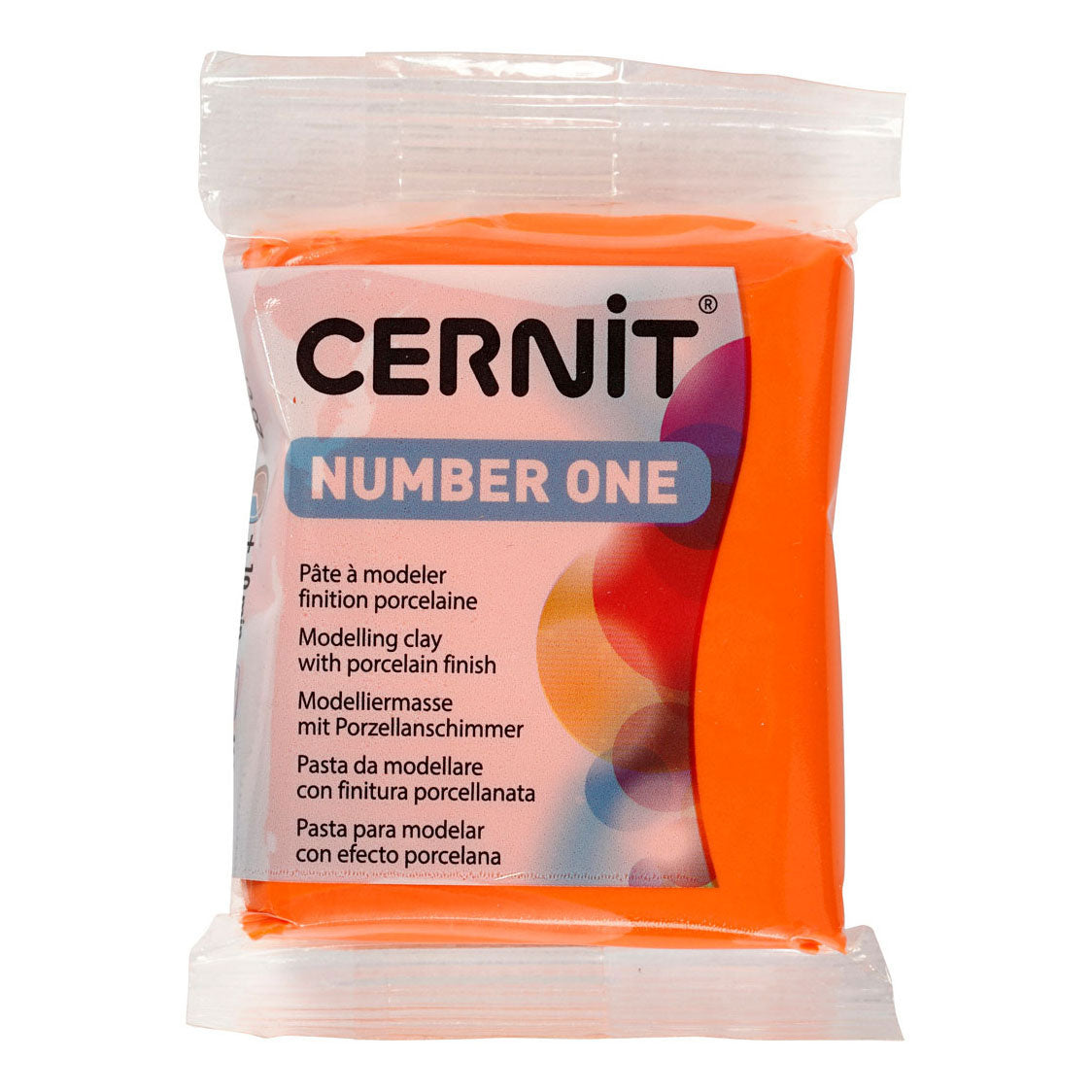 Cernit firmy Creativ, pomarańczowy (752), 56 gr 1 op