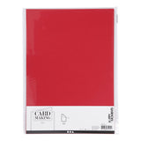 Creativ company cardboard, A4, sheet 210x297 mm, 220 gr, red, 10 pieces 1 box