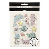 Creativ Company rub-on stickers ocean, 2 sheets